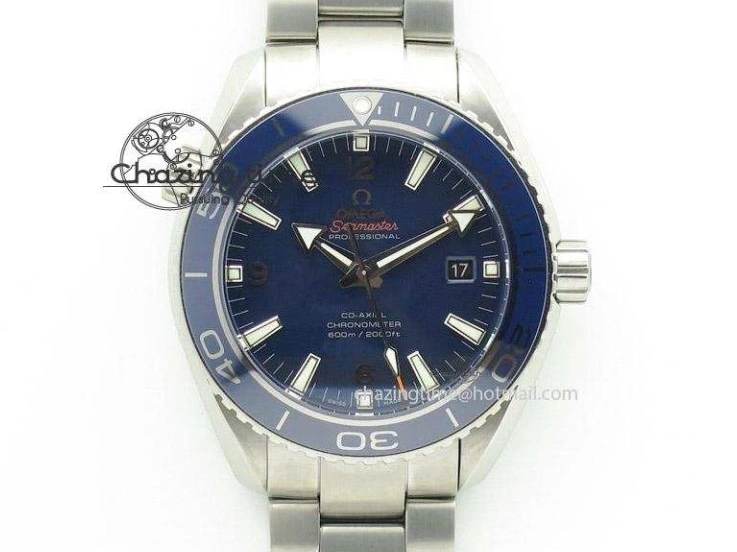 0220 De Ville MK 1:1 Best Edition YG Blue Dial On Black Leather Asian Seagull T1701 (Sec@6) Upgraded 8234